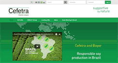 Desktop Screenshot of cefetra.nl