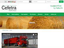 Tablet Screenshot of cefetra.pl