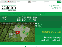 Tablet Screenshot of cefetra.com